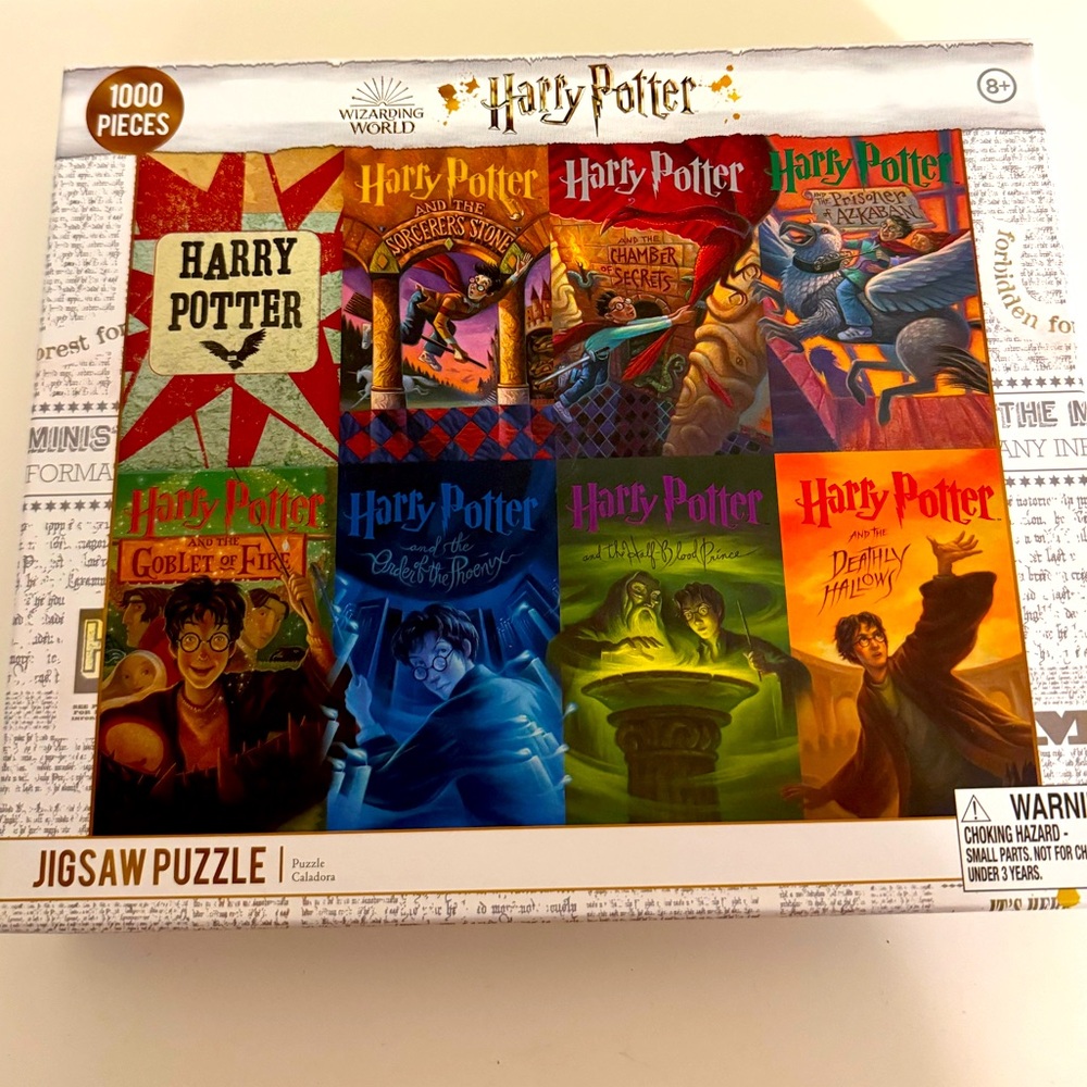 New Harry Potter Book Covers 1000 pieces Jigsaw Puzzle New Never Opened